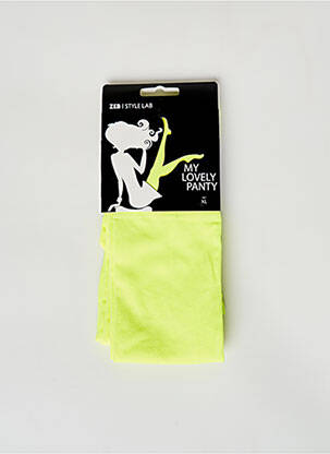 Collants jaune ZEB STYLE LAB  femme