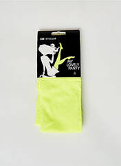 Collants jaune ZEB STYLE LAB  pour femme seconde vue