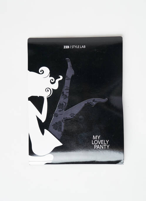 Collants gris ZEB STYLE LAB  pour femme