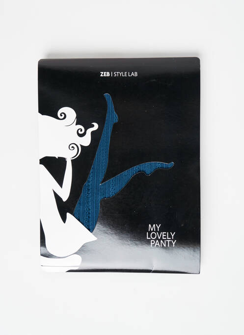 Collants bleu ZEB STYLE LAB  pour femme