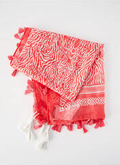 Echarpe rouge LE TEMPS DES CERISES pour femme seconde vue