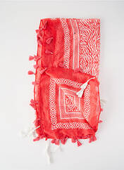 Echarpe rouge LE TEMPS DES CERISES pour femme seconde vue