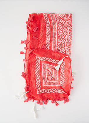 Foulard rouge LE TEMPS DES CERISES femme
