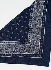 Foulard bleu DOUBLE AGENT pour femme seconde vue
