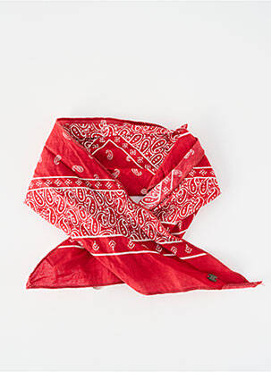 Foulard rouge DOUBLE AGENT pour femme