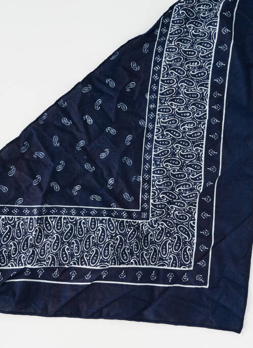 Foulard bleu DOUBLE AGENT pour femme