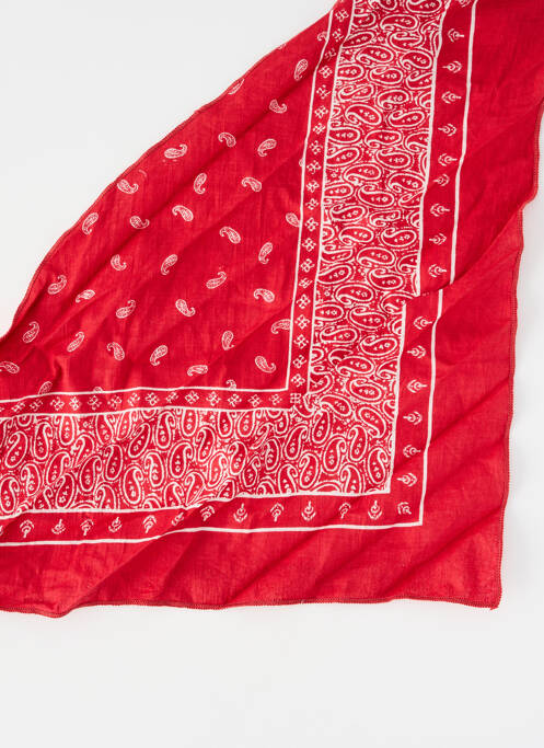 Foulard rouge DOUBLE AGENT pour femme