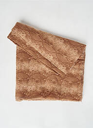 Foulard marron MANGO femme