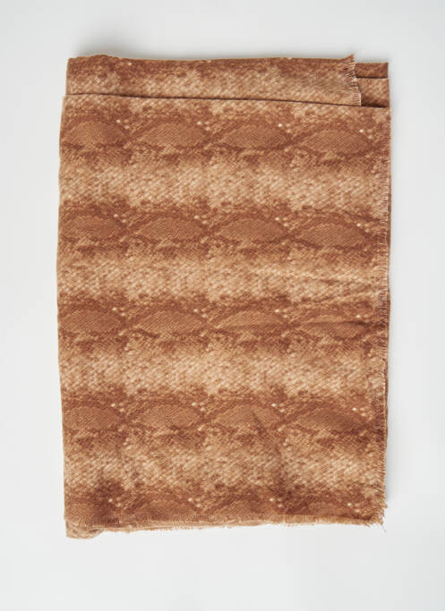 Foulard marron MANGO pour femme