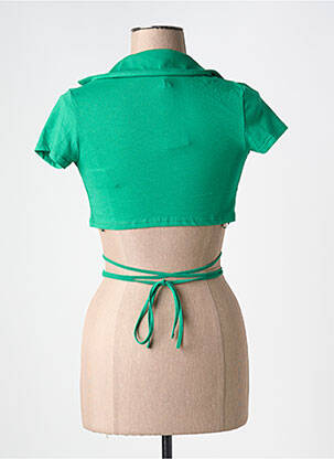 Gilet cache-cœur vert TALLY WEIJL femme