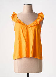 Top orange VERO MODA femme