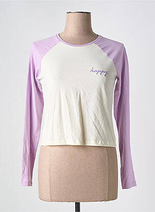 T-shirt violet ONLY femme