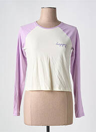 T-shirt violet ONLY femme