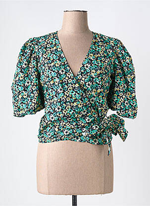 Chemisier vert ONLY pour femme