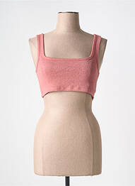 Crop top orange ONLY femme