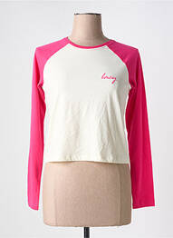 T-shirt rose ONLY femme