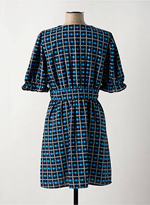 Robe courte bleu JACQUELINE DE YONG femme