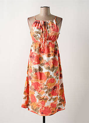 Robe courte orange VERO MODA pour femme