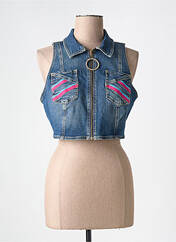 Veste en jean bleu OGL pour femme seconde vue