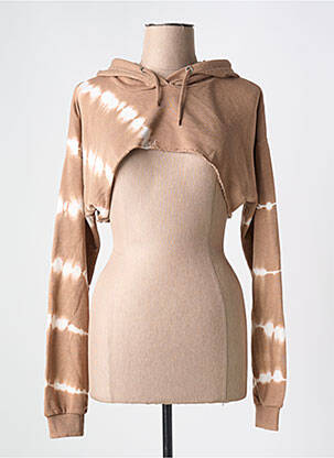 Sweat-shirt à capuche marron TALLY WEIJL femme