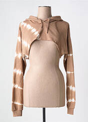 Sweat-shirt à capuche marron TALLY WEIJL pour femme seconde vue