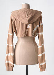 Sweat-shirt à capuche marron TALLY WEIJL pour femme seconde vue