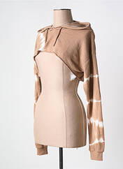 Sweat-shirt à capuche marron TALLY WEIJL pour femme seconde vue