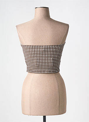 Top marron ONLY femme