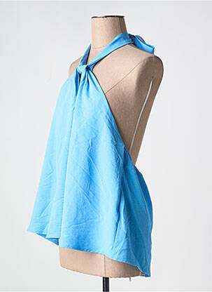 Top bleu JACQUELINE DE YONG femme