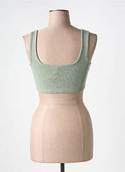 Débardeur vert ONLY pour femme seconde vue