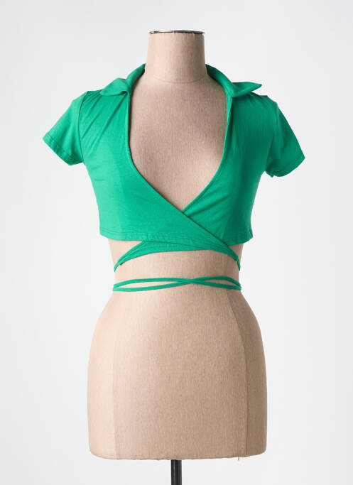 Gilet cache-cœur vert TALLY WEIJL pour femme