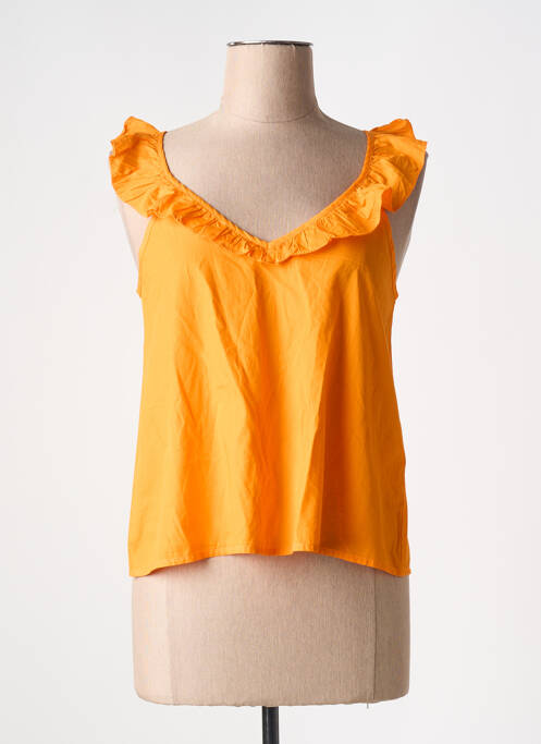 Top orange VERO MODA pour femme