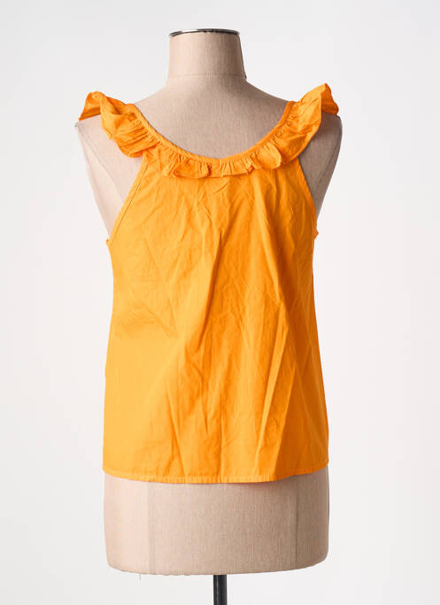 Top orange VERO MODA pour femme