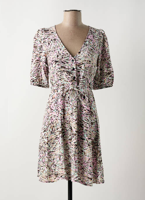 Robe courte rose VERO MODA pour femme