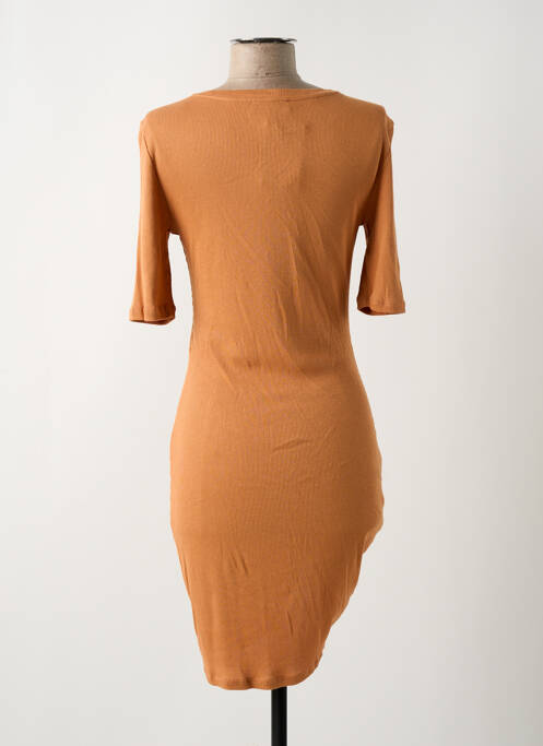 Robe mi-longue orange ONLY pour femme