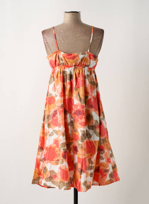 Robe courte orange VERO MODA pour femme