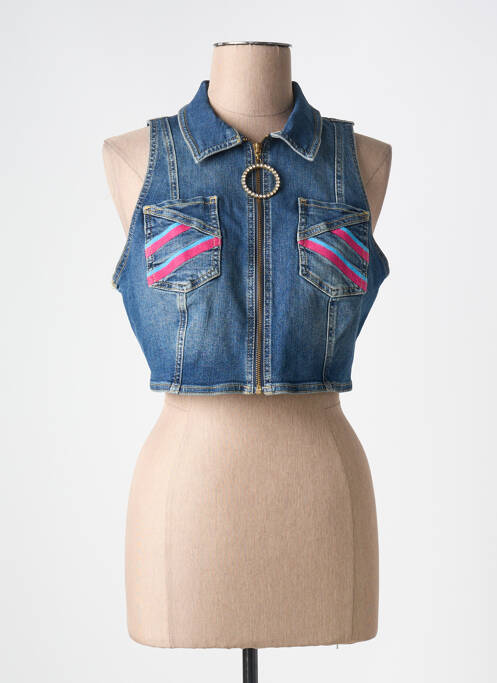 Veste en jean bleu OGL pour femme