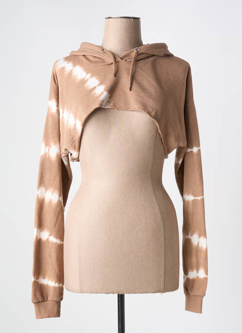 Sweat-shirt à capuche marron TALLY WEIJL pour femme