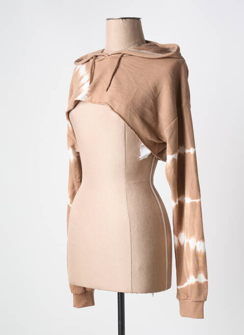 Sweat-shirt à capuche marron TALLY WEIJL pour femme