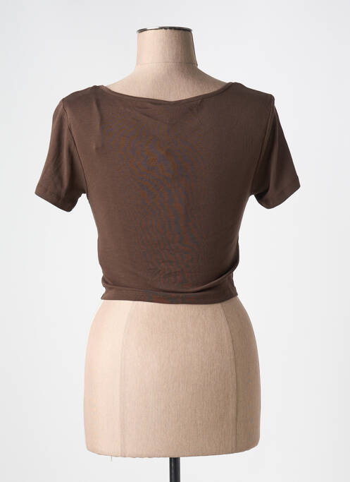 Top marron ONLY pour femme