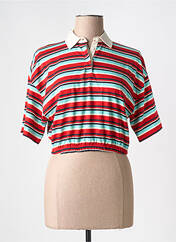 Polo rouge ONLY pour femme seconde vue