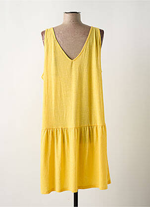 Robe courte jaune VERO MODA femme