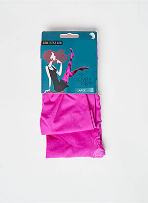 Collants violet ZEB STYLE LAB  femme