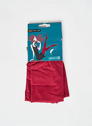Collants rouge ZEB STYLE LAB  femme