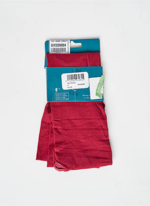 Collants rouge ZEB STYLE LAB  femme