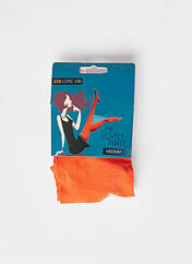Collants orange ZEB STYLE LAB  pour femme seconde vue
