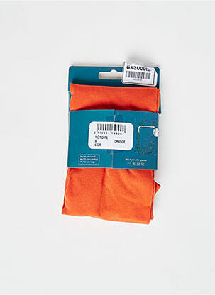 Collants orange ZEB STYLE LAB  femme