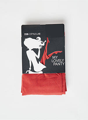 Collants marron ZEB STYLE LAB  pour femme