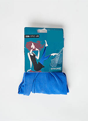 Collants bleu ZEB STYLE LAB  femme