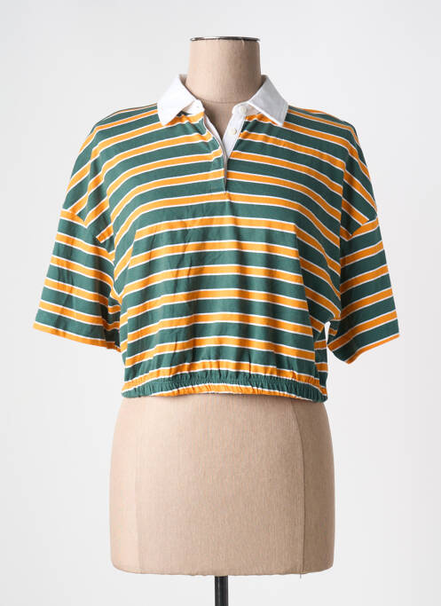 Polo vert ONLY pour femme